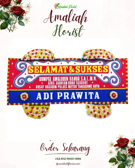 Papan Bunga Ucapan Selamat lemahwungkuk